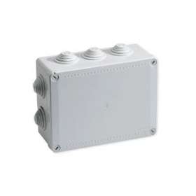 Boîte de dérivation étanche Pico 190x140 Prof. 70 grise à tétines IP55 960°C|Iboco-IBOB05537