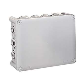 Boîte de dérivation rectangulaire Plexo dimensions 220x170x86mm - gris RAL7035|Legrand-LEG092062