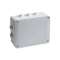 Boîte de dérivation étanche Pico 240x190 Prof. 90 grise à tétines IP55 960°C|Iboco-IBOB05538
