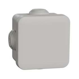 Mureva Box, boite de dérivation IP55 + embouts 65x65x45, gris|Schneider Electric-SCHENN05002