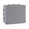 Mureva Box, boite de dérivation IP55 + embouts 175x150x80, gris