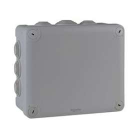 Mureva Box, boite de dérivation IP55 + embouts 175x150x80, gris|Schneider Electric-SCHENN05010