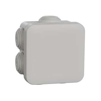 Mureva Box, boite de dérivation IP55 + embouts 65x65x45, gris|Schneider Electric-SCHENN05032