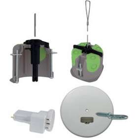 Kit point de centre DCL Fix'R D 67 mm avec fixation 2 m et douille E27|Bizline-BIZ527267
