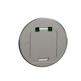 Unica System+ - Prise de sol XS IK08 IP44 - 2P+T - ronde métal|Schneider Electric-SCHINS52103