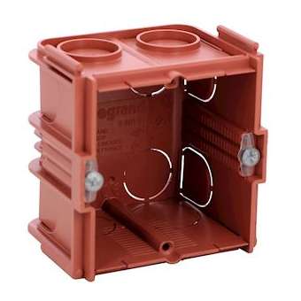 Boîte monoposte Batibox pour maçonnerie 1 poste carrée associable profondeur 50|Legrand-LEG080151