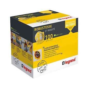 Distributeur de 100 boîtes Ecobatibox profondeur 40mm|Legrand-LEG080012