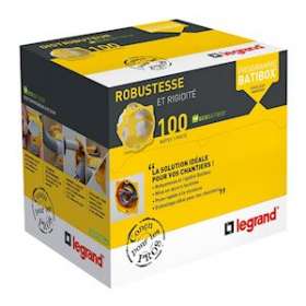 Distributeur de 100 boîtes Ecobatibox profondeur 40mm|Legrand-LEG080012