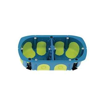 Boîte d'encastrement R'igid Box multimatériaux 2 postes profondeur 40 mm|Bizline-BIZ511240