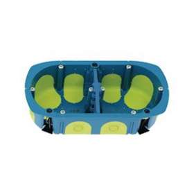 Boîte d'encastrement R'igid Box multimatériaux 2 postes profondeur 40 mm|Bizline-BIZ511240