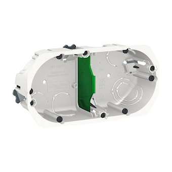 Multifix - boîte d'encastrement - D 67mm - prof 40mm - 2 postes entraxe 71 mm|Schneider Electric-SCHIMT35924
