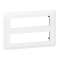 Plaque de finition Mosaic pour 2x8 modules blanc