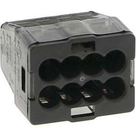 Borne de connexion CHRISTA'L 8 entrées noire (x 50)|Bizline-BIZ301408