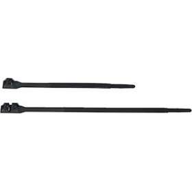 Collier d'installation PA 6.6 tête double 360 x 9 mm noir (x 100)|Bizline-BIZ669360