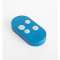 Transmetteur 4 canaux double fréquence rolling code bleu