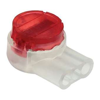 Connecteur courants faibles 3 entrées pour fils monobrins D 0.4 à 0.9 mm (x 100|Bizline-BIZ330033