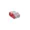 Boîte de connecteur Mini Connex 2 entrées rouge
