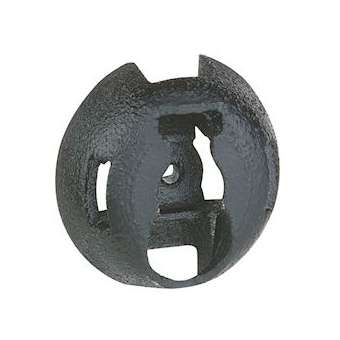 Embase noire protégée ultraviolets fixable cloueur type Pulsa 700E ou vis D4mm|Legrand-LEG031959