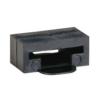 Embase noire protégée ultraviolets - poteau fixable par feuillage larg.15mm maxi|Legrand-LEG031961