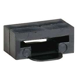 Embase noire protégée ultraviolets - poteau fixable par feuillage larg.15mm maxi|Legrand-LEG031961