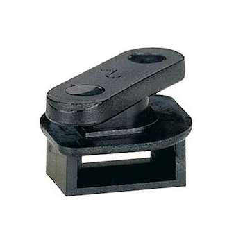 Embase noire protégée ultraviolets pour chemin de câbles|Legrand-LEG031971