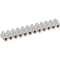 Barrette de connexion 10 mm² en polypropylène blanche