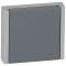 Prise 3P+N+T 20A à fixer sur boîte D67mm Plexo complet IP44 encastré - gris
