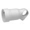 Prolongateur plastique 2P+T 16A à anneau - blanc