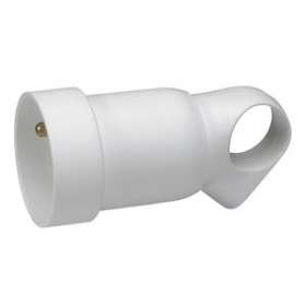 Prolongateur plastique 2P+T 16A à anneau - blanc|Legrand-LEG050421