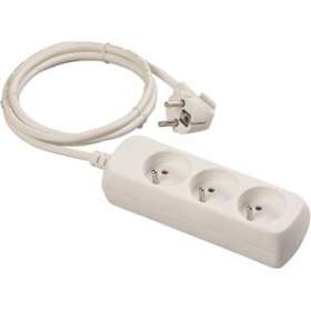 Bloc multiprise standard 3 x 2P + T, câble H05VV-F 3G1.5 mm² 3 m|Bizline-BIZ709916