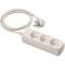 Bloc multiprise standard 3 x 2P + T, câble H05VV-F 3G1.5 mm² 3 m