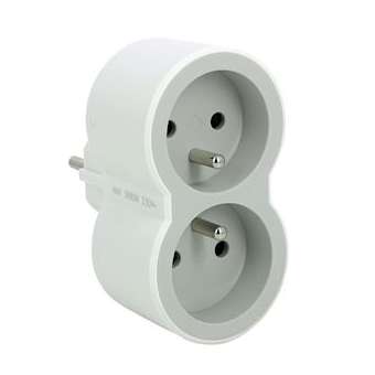 Fiche 2x2P+T frontales 16A 230V 3680W|Legrand-LEG049431