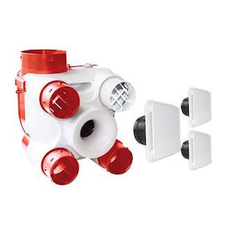 Kit VMC à sondes thermo-hygrométriques pour l'habitat pavillonnaire jusqu'à 4 s.|S&P France ( Unelvent )-UNE603116