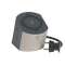 Station de charge 2x2P+T , chargeur sans fil, cordon 2m et USB A+C - taupe/gris