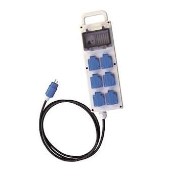 Coffret corps de métier - 6 PC 10/16A-D.DIFF 2P 16A 30mA IP44|Bals-BA1510213