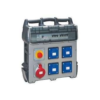 Coffret de chantier P17 IP44 IK09 - 40A - 400V~~ - 4xNFC + 1x3P+T|Legrand-LEG058953