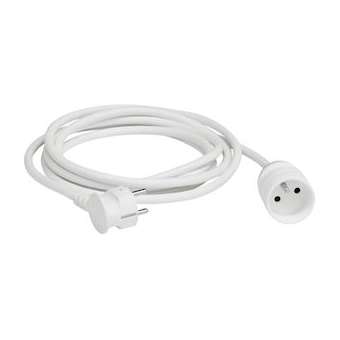 Rallonge domestique 2P+T avec éclips de protection longueur 10m - blanc|Legrand-LEG051602