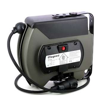 Enrouleur à rappel automatique - 10 m de câble 3G 1,5mm²|Legrand-LEG050728