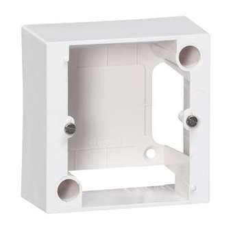 Cadre saillie 1 poste pour montage prise 80x80mm - 82x82x40mm - ivoire|Legrand-LEG055439