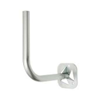 Bras déport mural pour parabole D60 max, D 40 longueur 380 coudé- Zinc bleu|Erard-EAD800940