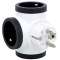 Fiche 3x2P+T latérales 16A 230V 3680W
