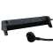 Rallonge 4x2P+T Surface avec interrupteur et cordon 1,5m 3G 1mm² - noir/gris