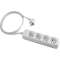 Bloc multiprise standard 4 x 2P + T, câble H05VV-F 3G1.0 mm² 1.5 m|Bizline-BIZ700954