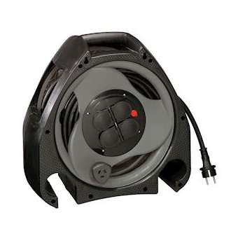 Enrouleur de chantier grande capacité 4x2P+T et 25m de câble 3G 1,5mm²|Legrand-LEG050756