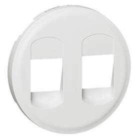 Enjoliveur Céliane pour prise haut parleur double - Blanc|Legrand-LEG068212