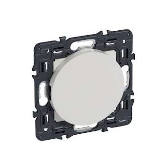 Obturateur Céliane avec enjoliveur blanc et support|Legrand-LEG067795