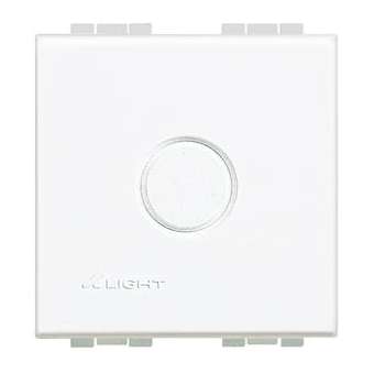 Obturateur avec empreinte défonçable Livinglight - Blanc - 2 modules|Bticino-TICN4951