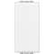 Obturateur simple Livinglight - Blanc - 1 module