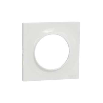 Odace Styl, lot de 100 plaques Blanc 1 poste|Schneider Electric-SCHS523702P