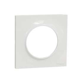 Odace Styl, lot de 100 plaques Blanc 1 poste|Schneider Electric-SCHS523702P